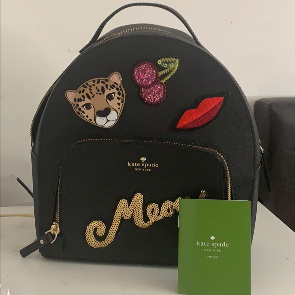 Kate Spade Leopard Toni Run Wild Backpack